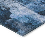 Addison Rugs Chantille ACN560 Machine Made Polyester Transitional Rug Navy Polyester 10' x 14'