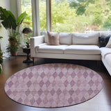 Addison Rugs Chantille ACN561 Machine Made Polyester Transitional Rug Blush Polyester 8' x 8'