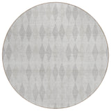 Addison Rugs Chantille ACN561 Machine Made Polyester Transitional Rug Ivory Polyester 8' x 8'