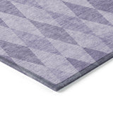 Addison Rugs Chantille ACN561 Machine Made Polyester Transitional Rug Purple Polyester 10' x 14'