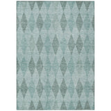 Addison Rugs Chantille ACN561 Machine Made Polyester Transitional Rug Teal Polyester 10' x 14'