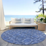 Addison Rugs Chantille ACN564 Machine Made Polyester Transitional Rug Denim Polyester 8' x 8'