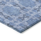 Addison Rugs Chantille ACN564 Machine Made Polyester Transitional Rug Denim Polyester 10' x 14'