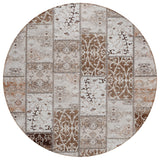 Addison Rugs Chantille ACN566 Machine Made Polyester Transitional Rug Beige Polyester 8' x 8'