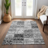 Addison Rugs Chantille ACN566 Machine Made Polyester Transitional Rug Gray Polyester 10' x 14'