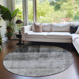 Addison Rugs Chantille ACN568 Machine Made Polyester Transitional Rug Gray Polyester 8' x 8'