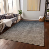 Addison Rugs Chantille ACN569 Machine Made Polyester Transitional Rug Gray Polyester 10' x 14'
