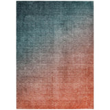 Addison Rugs Chantille ACN569 Machine Made Polyester Transitional Rug Teal Polyester 10' x 14'