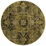 Addison Rugs Chantille ACN570 Machine Made Polyester Traditional Rug Brown Polyester 8' x 8'