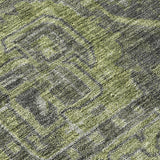 Addison Rugs Chantille ACN571 Machine Made Polyester Traditional Rug Green Polyester 10' x 14'