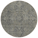 Addison Rugs Chantille ACN571 Machine Made Polyester Traditional Rug Mocha Polyester 8' x 8'