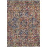 Addison Rugs Chantille ACN571 Machine Made Polyester Traditional Rug Red Polyester 10' x 14'