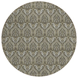 Addison Rugs Chantille ACN572 Machine Made Polyester Transitional Rug Taupe Polyester 8' x 8'