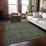 Addison Rugs Chantille ACN574 Machine Made Polyester Transitional Rug Green Polyester 10' x 14'