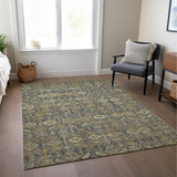 Addison Rugs Chantille ACN574 Machine Made Polyester Transitional Rug Paprika Polyester 10' x 14'