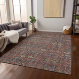 Addison Rugs Chantille ACN574 Machine Made Polyester Transitional Rug Red Polyester 10' x 14'
