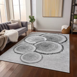 Addison Rugs Chantille ACN575 Machine Made Polyester Transitional Rug Gray Polyester 10' x 14'