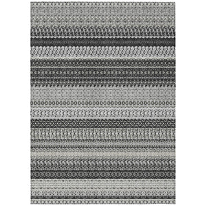 Addison Rugs Chantille ACN576 Machine Made Polyester Transitional Rug Black Polyester 10' x 14'