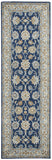Rizzy Ashlyn AL2823 Hand Tufted Traditional Wool Rug Blue 2'6" x 8'