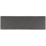 Safavieh Yomi 2 Rail Shelf Bench Grey / Black BCH6404A