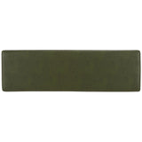 Safavieh Yomi 2 Rail Shelf Bench Dark Green / Black BCH6404C