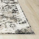 Rizzy Calabria CLA798 Power Loomed Contemporary/Modern Polyester Rug Natural 8'10" x 11'10"