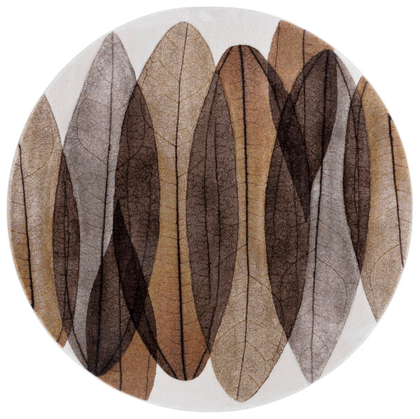 Modern Abstract Power-Loomed Indoor Area Rug