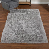 Dalyn Rugs Impact IA100 Tufted 100% Polyester Transitional Rug Silver 8' x 8' IA100SI8SQ