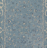 Momeni Leiden LEI50 Hand Tufted Traditional Oriental Indoor Rug Blue 9' x 12'