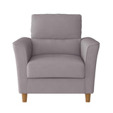 Georgia Light Grey Upholstered Accent Chair
