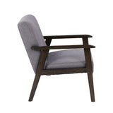 CorLiving Greyson Wood Armchair Grey LTS-100-C