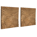 Uttermost Channels Wood Wall Decor 04357 PINE