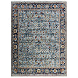 Nuit Arabe Urie NUI-60 Hand-Knotted Handmade Raw Handspun Wool Transitional Bordered Rug