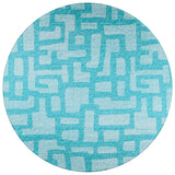 Dalyn Rugs Sedona SN4 Machine Made 100% Polyester Contemporary Rug Robins Egg 8' x 8' SN4RE8RO