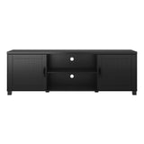 Virlomi TV Stand with Open Shelves and Doors, TVs up to 85