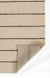 Momeni Twine TWI-1 Hand Woven Contemporary Striped Indoor Rug Ivory 9' x 12'
