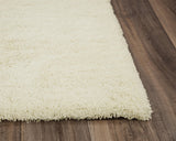 Rizzy Whistler WIS105 Hand Tufted Casual/Shag Polyester Rug Ivory 8'6" x 11'6"