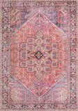 Unique Loom Timeless Simon Machine Made Abstract Rug Red, Beige/Blue/Brown/Green/Violet/Navy Blue 7' 7" x 10' 6"