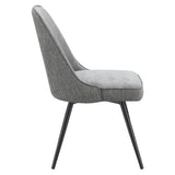 OSP Home Furnishings Martel Swivel Chair Charcoal