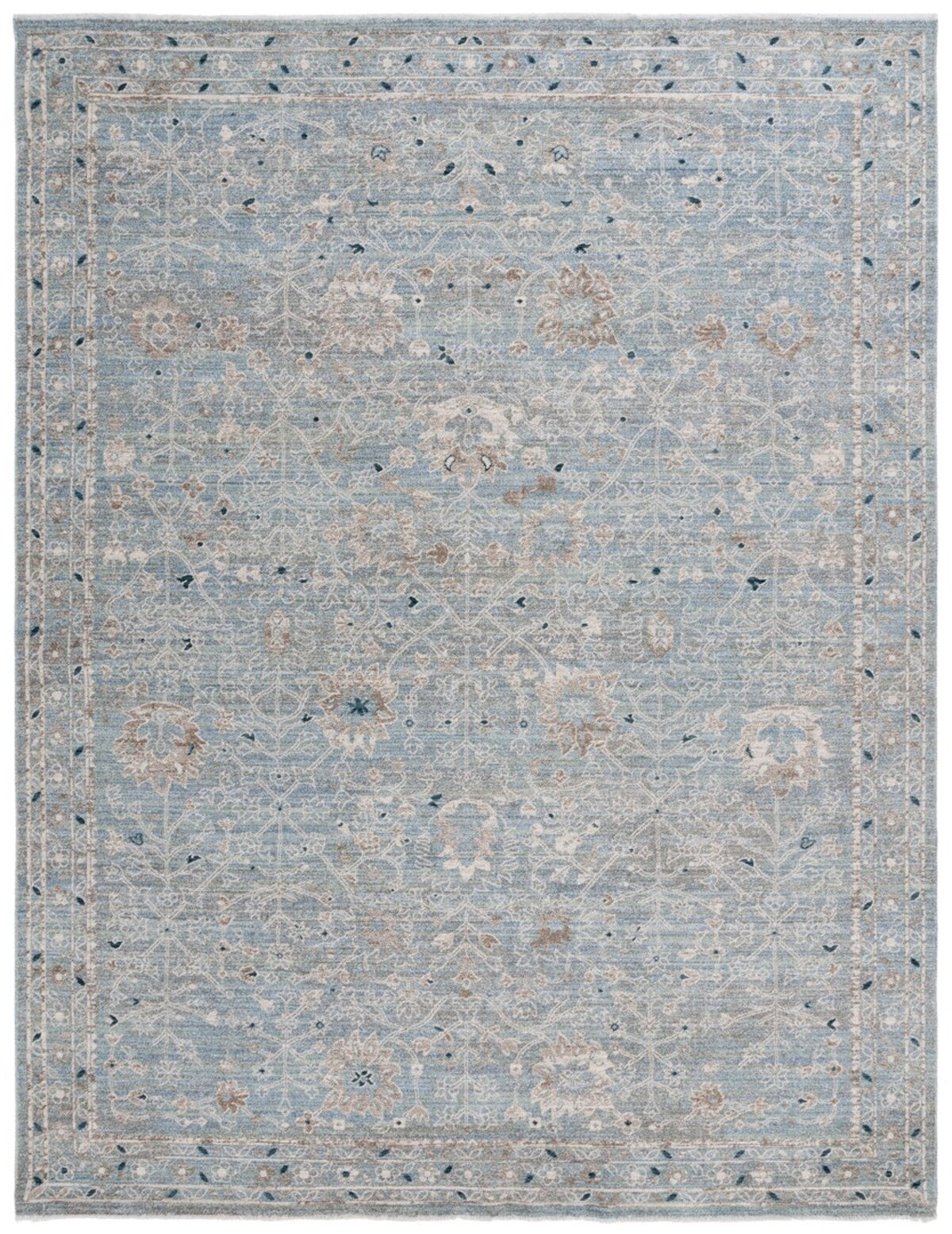 Safavieh ANP656 Rug - Color: Blue, Ivory; Size: 8' x 9'6