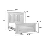 Pulaski Furniture Woodbury Panel Bed P351-BR-K3-PULASKI