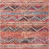 Unique Loom Timeless Andrew Machine Made Geometric Rug Multi, Blue/Gold/Green/Ivory/Rust Red/Pink/Beige/Black/Brown 7' 6" x 7' 7"