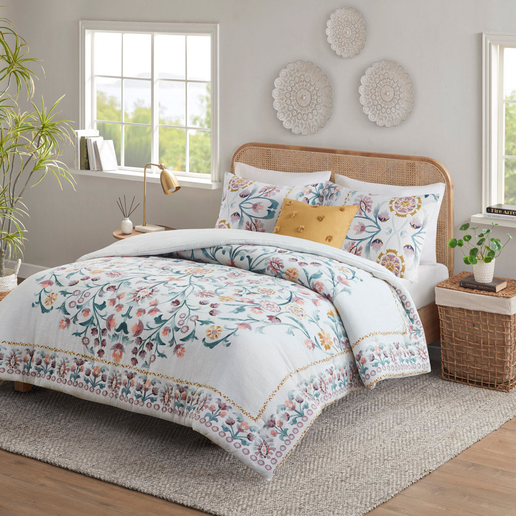 Shabby chic floral good quilt