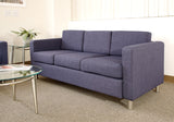 OSP Home Furnishings Pacific Sofa Couch Navy