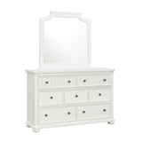 Samuel Lawrence Furniture Savannah Beveled Dresser Mirror - White Finish S920-430 S920-430-SAMUEL-LAWRENCE