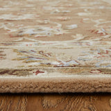 Feizy Rugs Prescott Viscose/Wool Hand Tufted French & Victorian Rug Tan/Ivory 5' x 8'