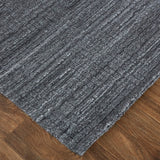 Feizy Rugs Redford Viscose/Wool Hand Woven Casual Rug Gray/Black 12' x 15'