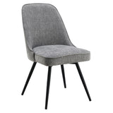 OSP Home Furnishings Martel Swivel Chair Charcoal