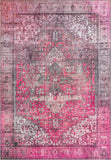 Unique Loom Timeless Peter Machine Made Abstract Rug Pink, Black/Ivory/Light Brown 8' 4" x 12' 2"