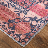 Feizy Rugs Voss Polyester Machine Made Bohemian & Eclectic Rug Orange/Red/Gray 8'-10" x 12'